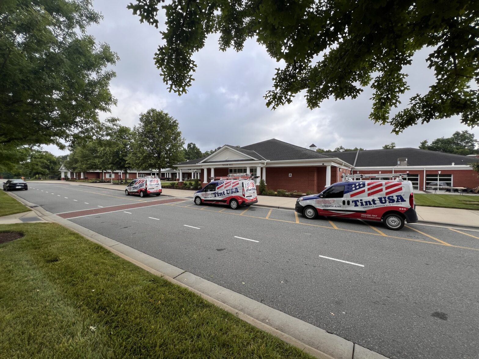 Security window film for schools