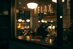 Relaxing Restaurant Ambience Window Tinting